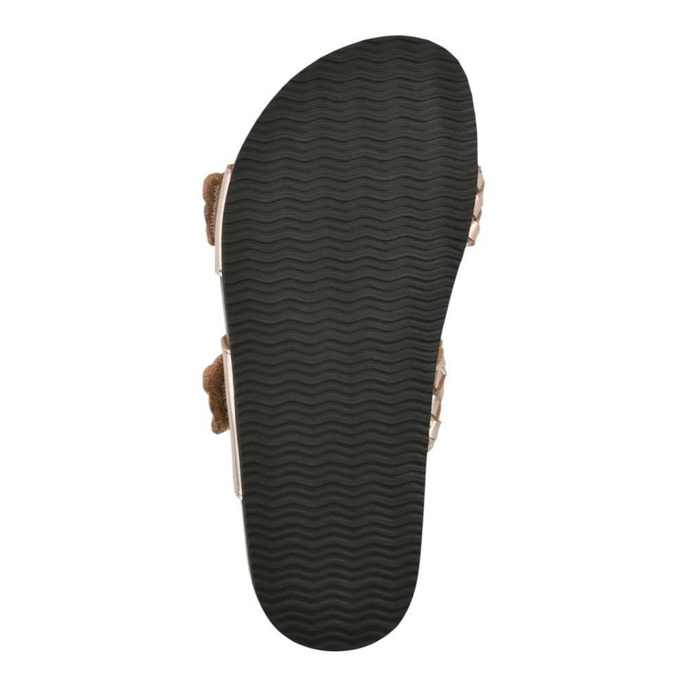 WHITE MOUNTAIN Women's Braided Double-Buckle Signature Footbed Sandal - Picture 7 of 10